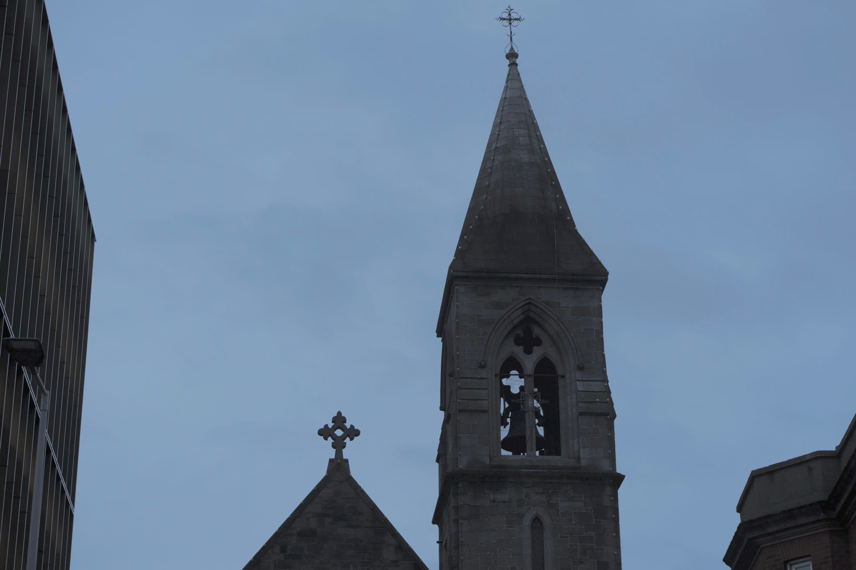 top of a catholic church in dublin