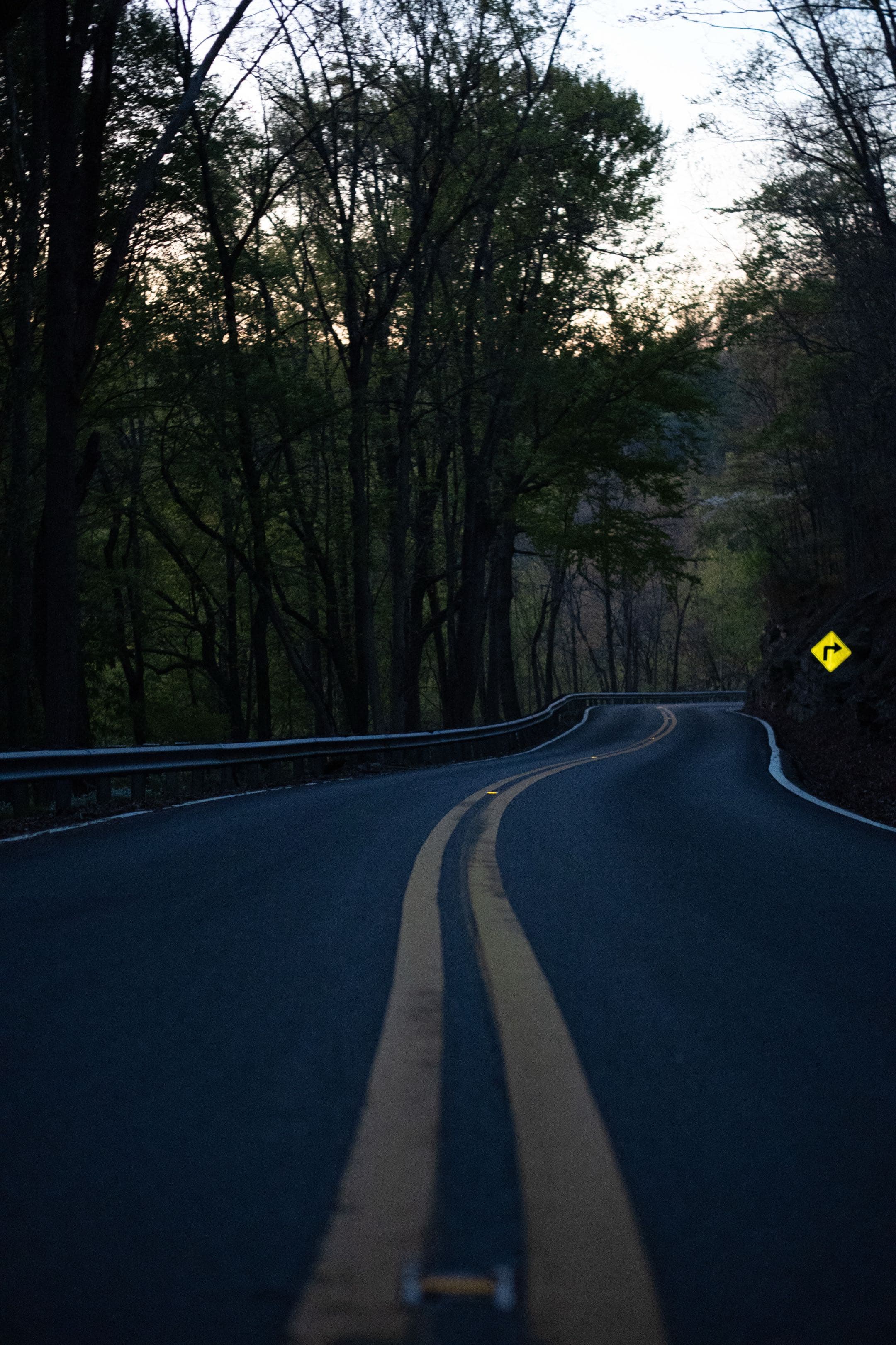 curvy mountain road