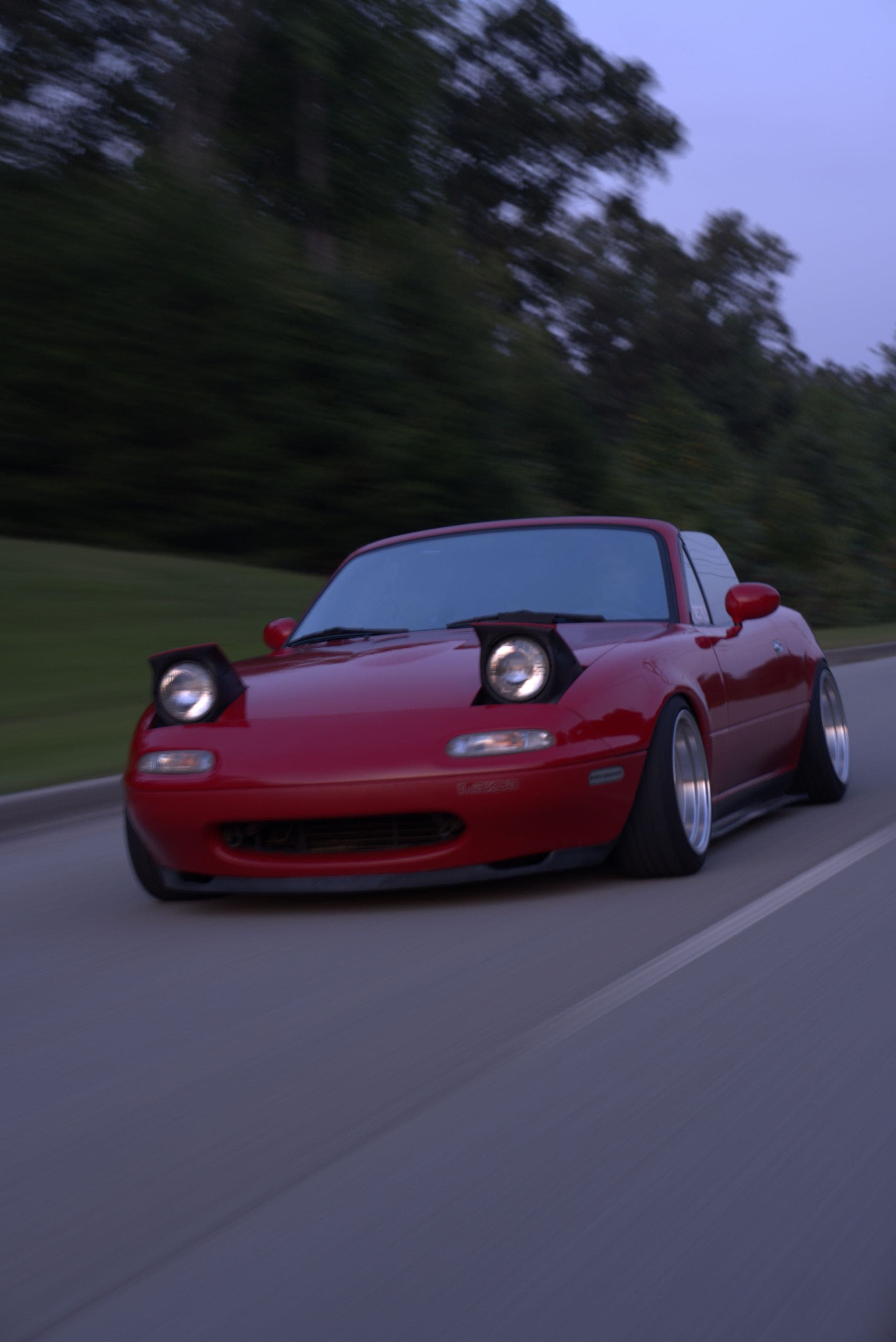 miata rolling shot