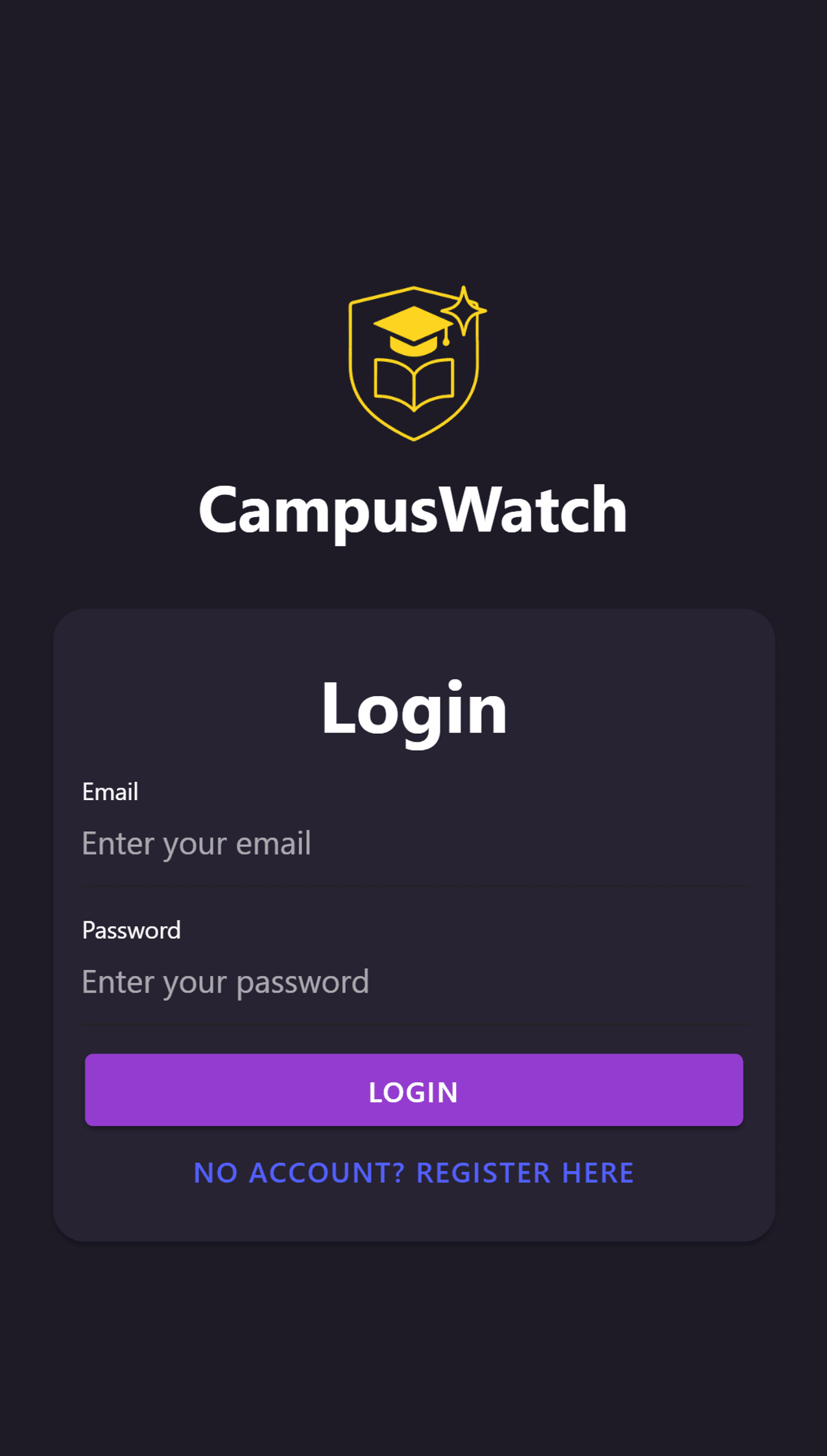 CampusWatch screenshot 1
