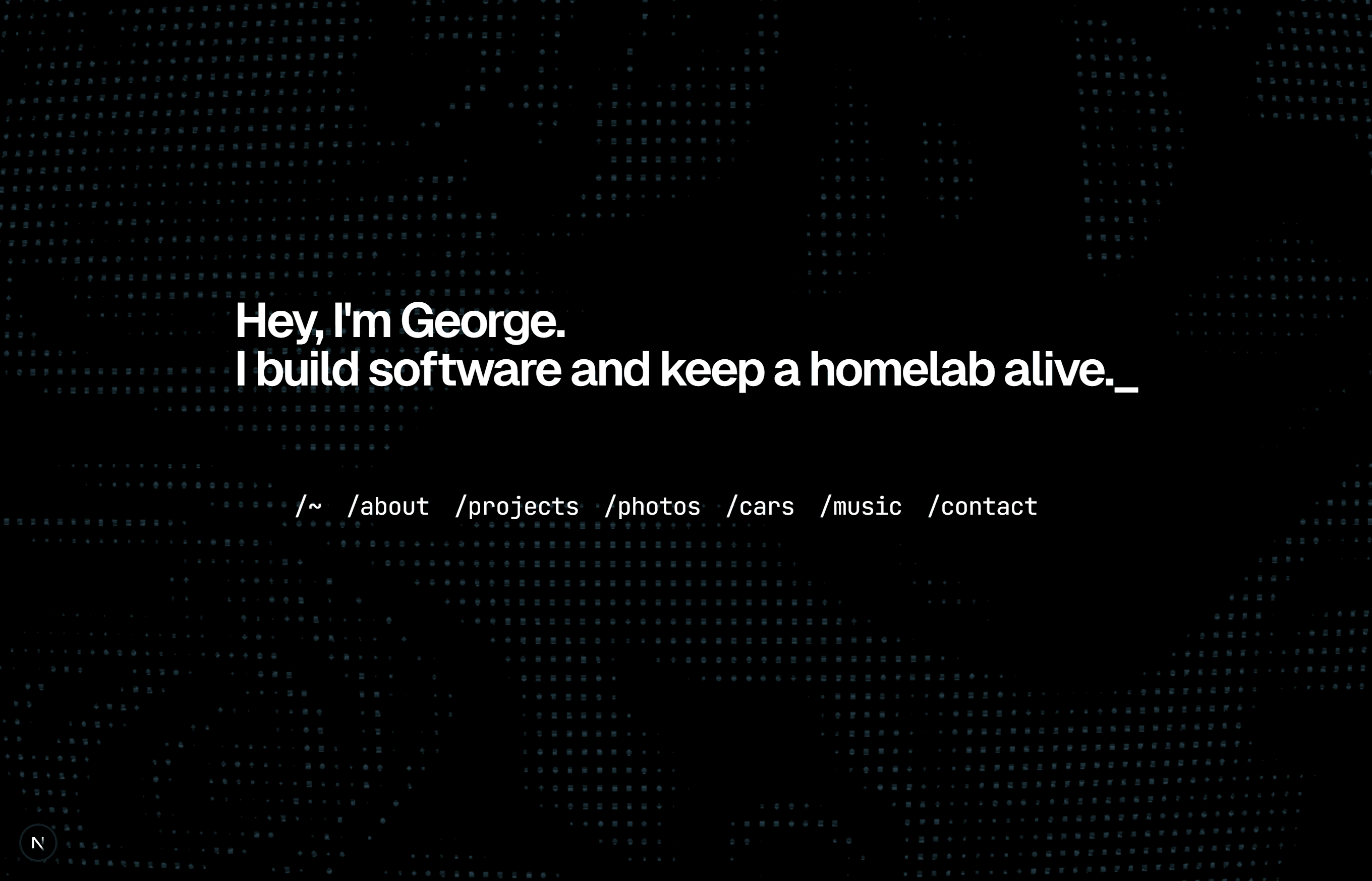 Personal Portfolio screenshot 1